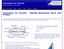 Tablet Screenshot of innovationforgrowth.co.uk
